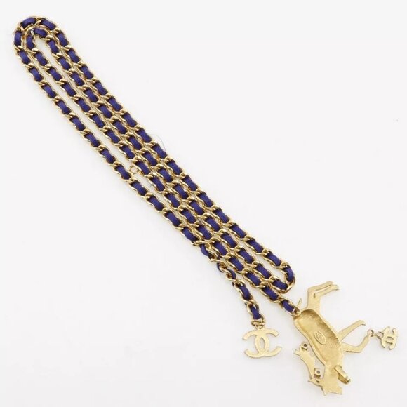 CHANEL Chain belt belt Plated Gold Women main image 4